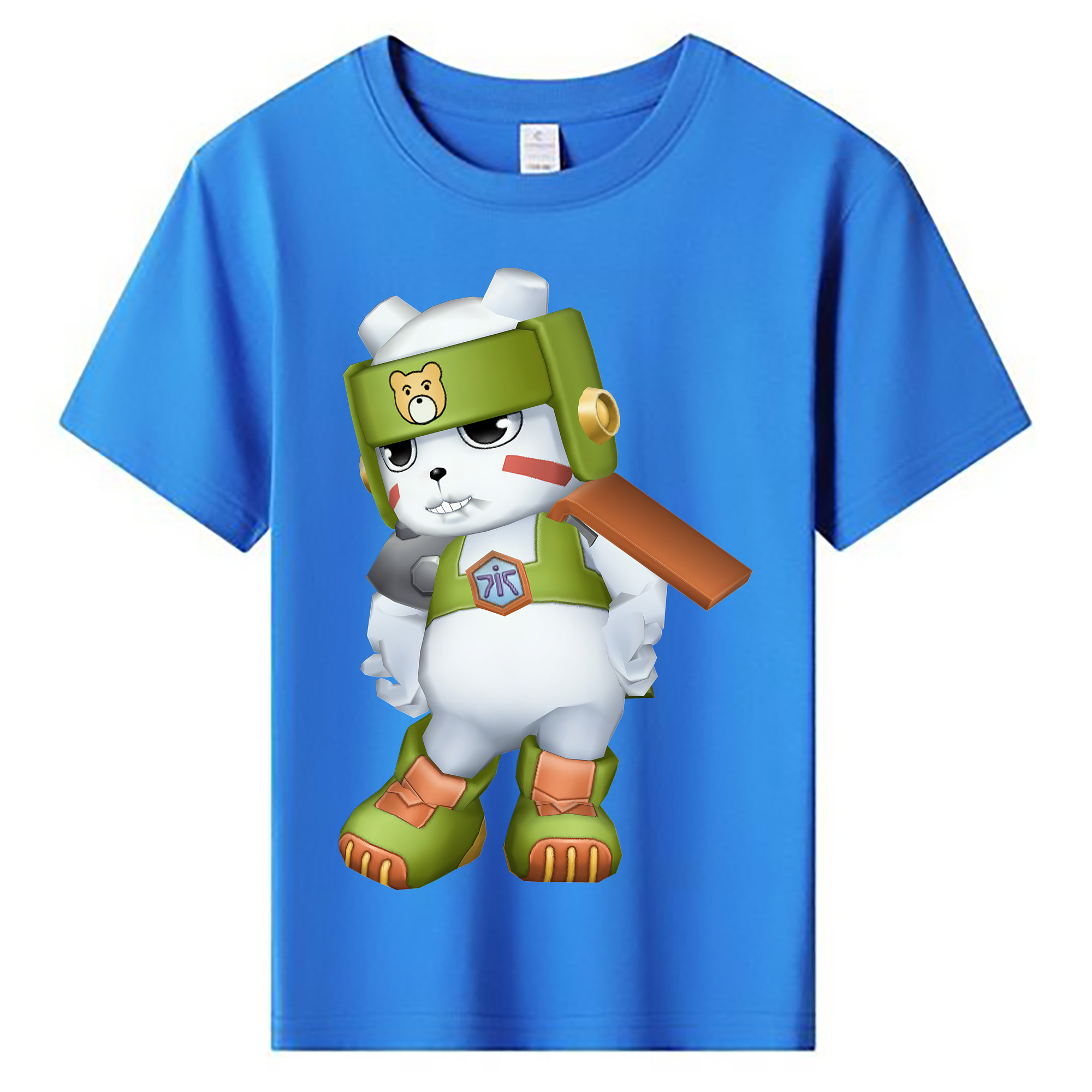 （画像用） Digimon デジタルモンスター/デジモン 綿100％キッズTシャツ（フロントプリント）